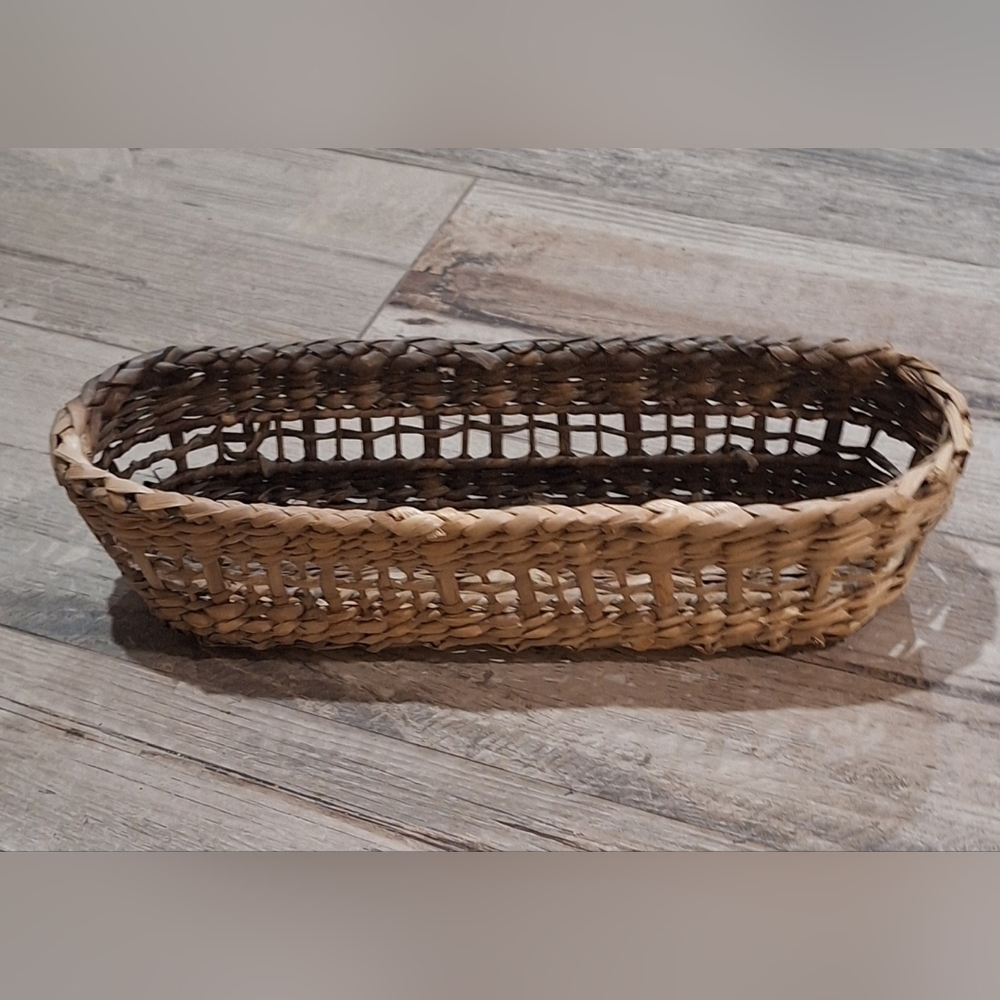Rustic Woven Storage Basket